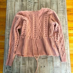 Pink sweater